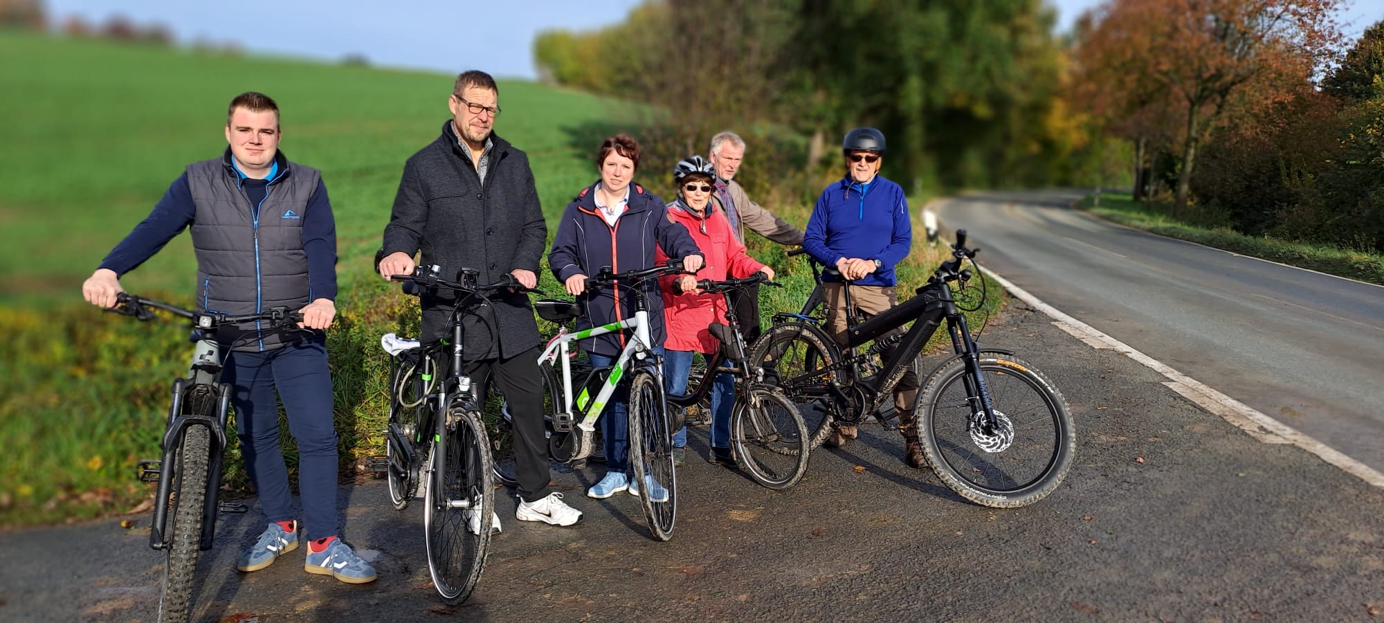 Radweg zwischen Lüdenhausen und Herbrechtsdorf